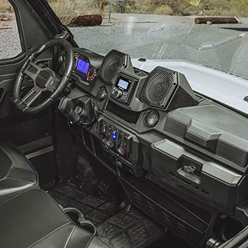 Rockford Fosgate RNGR18-STG1 Audio Kit: All-in-One Dash Housing Pre-Installed with PMX-1 Receiver and 5.25 Rockford Fosgate RNGR18-STG1 Audio Kit: All-in-One Dash Housing Pre-Installed with PMX-1 Receiver and 5.25